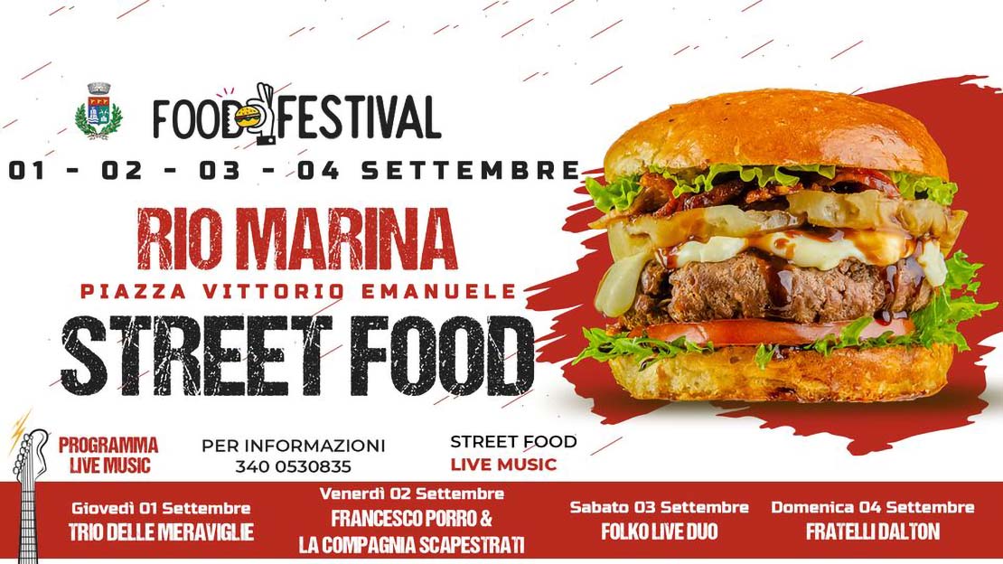 Food Festival Rio Marina settembre 2022