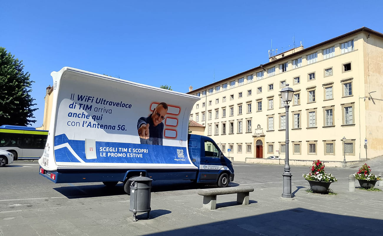 Vele mobili CST a Fiesole per TIM