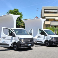 Due nuovi camion vela EURO 6 CST per una pubblicità sempre più sostenibile