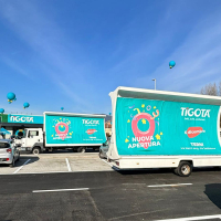 Vele mobili pubblicitarie CST a Terni per l’inaugurazione del nuovo punto vendita Tigotà