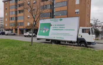 Vele mobili pubblicitarie CST a Ravenna per Carrefour (13)