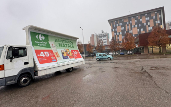 Vele mobili pubblicitarie CST a Reggio Emilia per CARREFOUR (2)