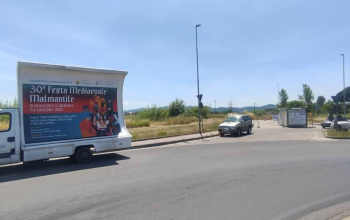 Vele pubblicitarie itineranti CST per la FESTA MEDIEVALE di Malmantile (Lastra a Signa) (11)
