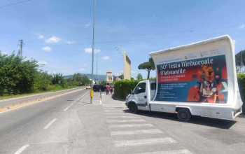 Vele pubblicitarie itineranti CST per la FESTA MEDIEVALE di Malmantile (Lastra a Signa) (2)