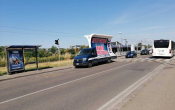 Vele pubblicitarie mobili CST a Scandicci per TRONY (5)