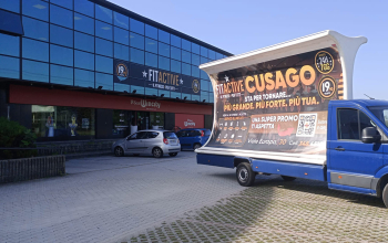 Camion vela pubblicitari CST per  FitActive a CUSAGO (MI) (6)