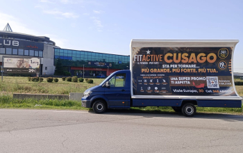 Camion vela pubblicitari CST per  FitActive a CUSAGO (MI) (9)