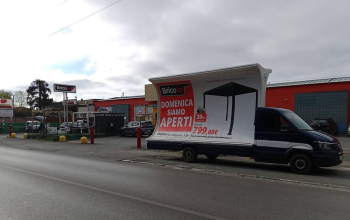 Vele mobili pubblicitarie CST Pubblicita a Massa per BRICO IO (1)