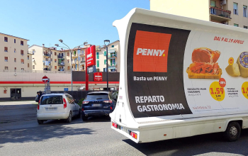 Vele mobili pubblicitarie CST a FIRENZE per PENNY (3)