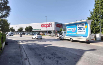 Vele mobili pubblicitarie CST a CERTALDO per Acqua e Sapone (1)
