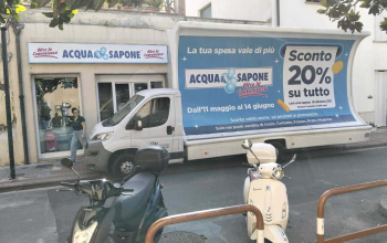 Vele mobili pubblicitarie CST a CERTALDO per Acqua e Sapone (4)