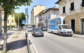 Vele mobili pubblicitarie CST a CERTALDO per Acqua e Sapone (2)