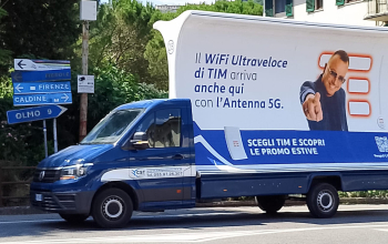 Vele mobili CST Pubblicita a FIESOLE per TIM (2)