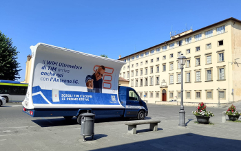 Vele mobili CST Pubblicita a FIESOLE per TIM