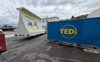 Vele mobili pubblicitarie CST per TEDi a  Ancona (1)
