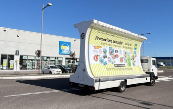 Vele mobili pubblicitarie CST per TEDi a Viterbo (2)