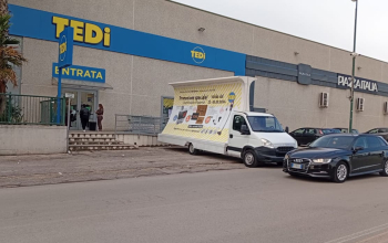 Vele mobili pubblicitarie CST per TEDi a San Severo (2)