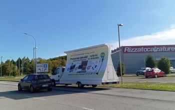 Vele mobili pubblicitarie CST per TEDi a  San Donà DI piave (1)