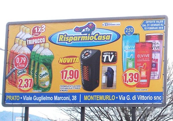 Affissioni, stendardi e gonfaloni